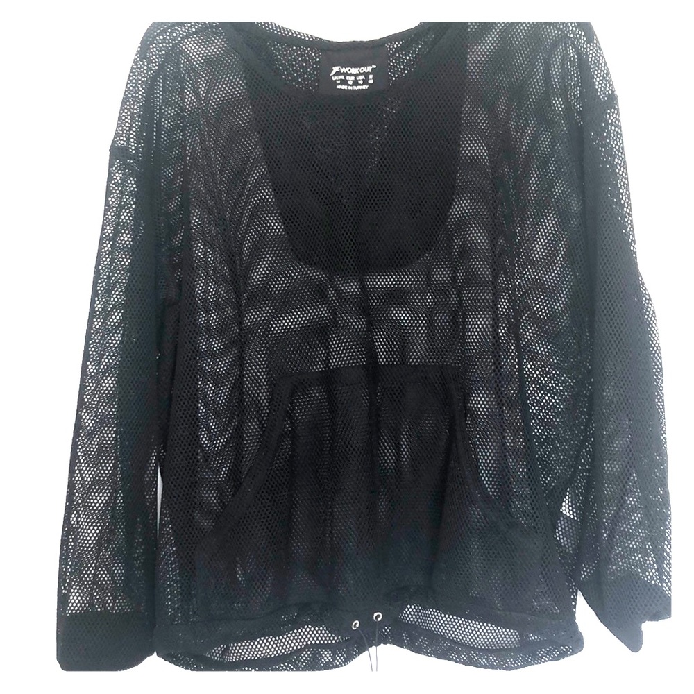 Mesh work out top